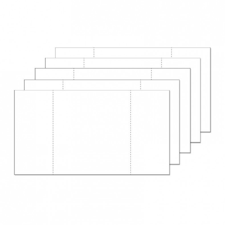 HD Fancy Shaped Card Blanks - 6 x 6 Centre Fold